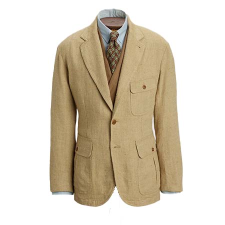 RALPH LAUREN(ラルフローレン) アンコンストラクテッド ヘリンボーン スポーツ コート