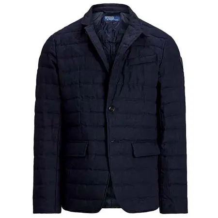 RALPH LAUREN(ラルフローレン) キルテッド リネン ダウン ジャケット