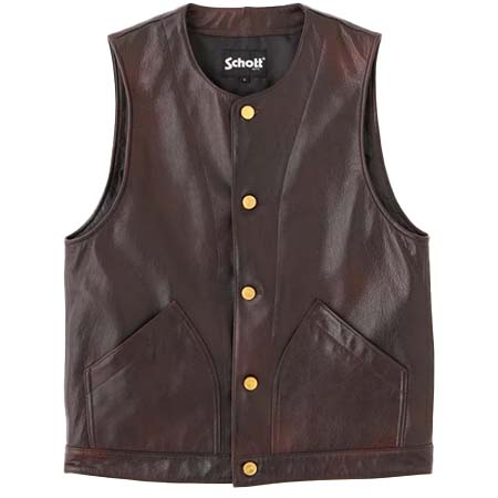 Schott(ショット) BUFFALOW LEATHER VEST