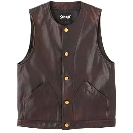 Schott(ショット) BUFFALOW LEATHER VEST