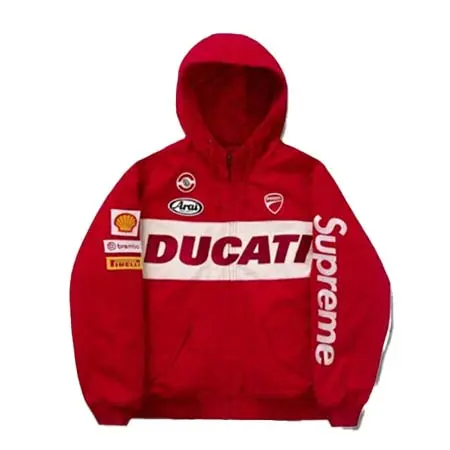 Supreme(シュプリーム) 2024SS Ducati Hooded Racing Jacket RED