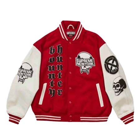 Supreme(シュプリーム) 2023AW Bounty Hunter Varsity Jacket RED