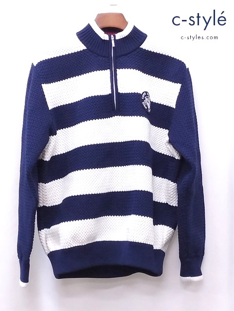 LUPO DI MARE SINA COVA ルポ ディ マーレ シナコバ セーター LL 17212020 ネイビー×ホワイト ボーダー