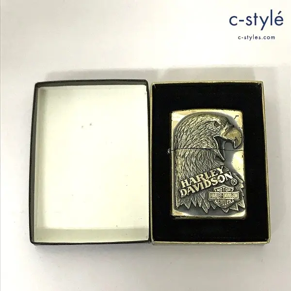 ZIPPO ジッポー オイルライター ハーレーダビッドソン イーグル 1997年 ゴールド 喫煙具