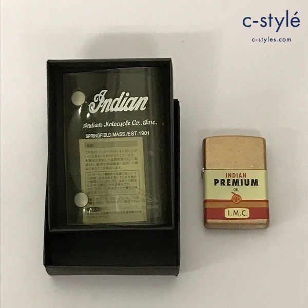 ZIPPO ジッポー オイルライター INDIAN PREMIUM OIL 1997年製 カッパー系 喫煙具 嗜好品