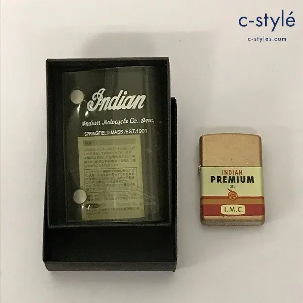 ZIPPO ジッポー オイルライター INDIAN PREMIUM OIL 1997年製 カッパー系 喫煙具 嗜好品