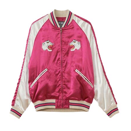 HYSTERIC GLAMOUR(ヒステリックグラマー) FLAMING YOUTH刺繍 スカジャン