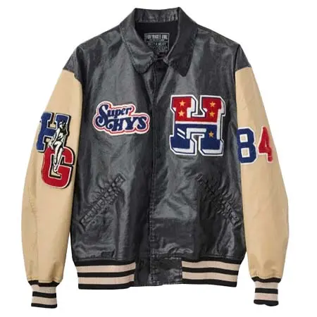 HYSTERIC GLAMOUR(ヒステリックグラマー) HG VARSITYワッペン ジャケット