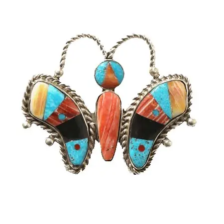 NEEDLES (ニードルズ) Papillon Broach – Mosaic Inlay/ Large – U