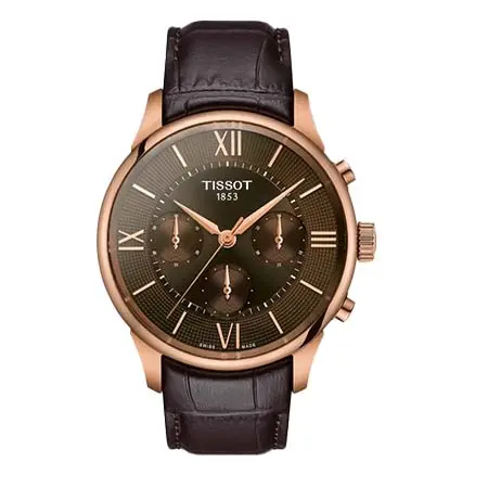 TISSOT(ティソ) シュマン・デ・トゥレル オートマティック クロノグラフ ブラウン