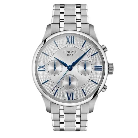 TISSOT(ティソ) シュマン・デ・トゥレル オートマティック クロノグラフ シルバー