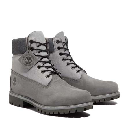 Timberland(ティンバーランド) メンズ 6インチ プレミアム ウォータープルーフ ブーツ ミディアムグレーヌバック