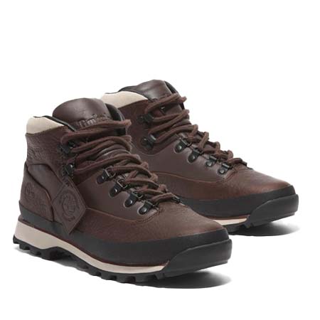 Timberland(ティンバーランド) メンズ ユーロハイカー ミッド レースアップ GTX ブーティー ブーツ – ダークブラウン