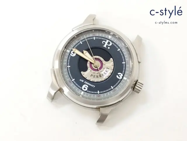 PERRELET ペルレ 腕時計 シルバー MATTERHORN No637 自動巻