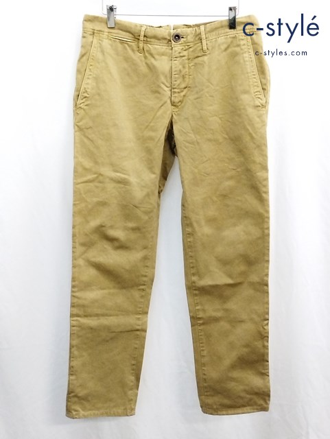 INCOTEX インコテックス パンツ 32 からし色 1ST603 コットン100%