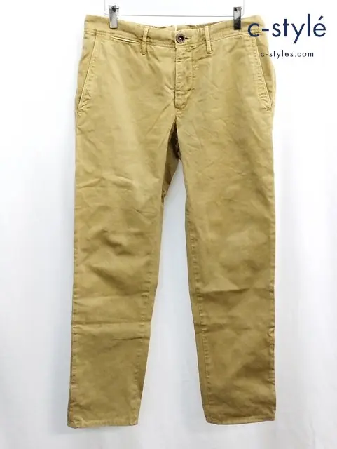 INCOTEX インコテックス パンツ 32 からし色 1ST603 コットン100%