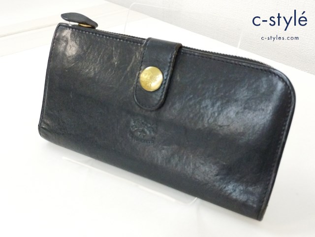 IL BISONTE イルビゾンテ 長財布 ブラック C0782/M 二つ折り
