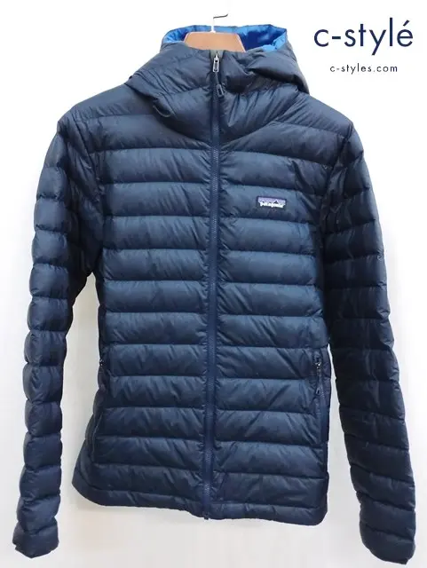 patagonia パタゴニア ダウンジャケット S ネイビー ダウンセーターフーディ STY84701