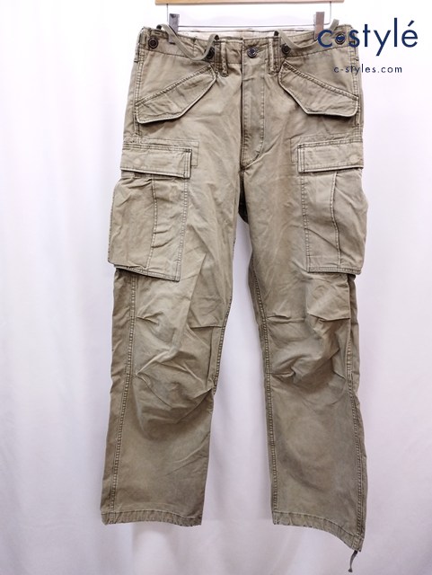 RRL ダブルアールエル カーゴパンツ 32 カーキ 80728