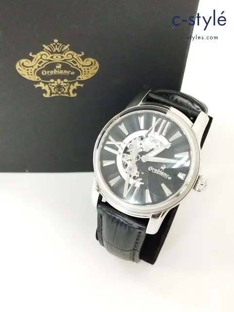 Orobianco オロビアンコ 腕時計 ブラック×シルバー OR0011 自動巻き
