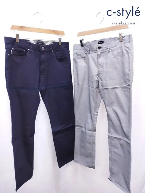 BLACK LABEL CRESTBRIDGE ブラックレーベルクレストブリッジ パンツ 82 ネイビー グレー