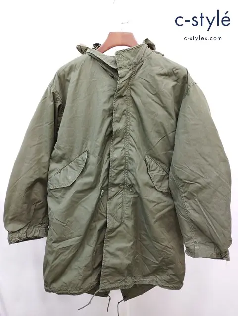 ALPHA INDUSTRIES アルファインダストリーズ モッズコート X-SMALL カーキ ライナー付 8415-782-3216