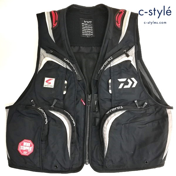 Daiwa ダイワ スペシャルショートベスト L ブラック DV-1001 フィッシングベスト