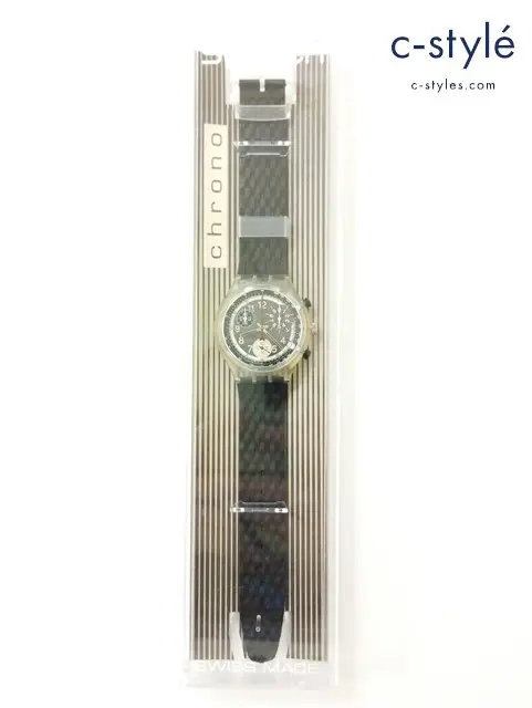 SWATCH スウォッチ 腕時計 ブラック クォーツ sck409