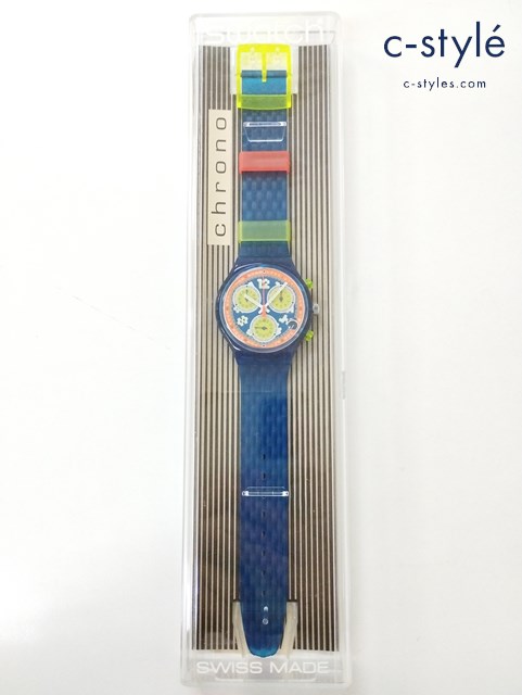 SWATCH スウォッチ 腕時計 ブルー系 SCN404 クォーツ