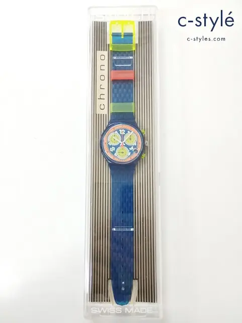 SWATCH スウォッチ 腕時計 ブルー系 SCN404 クォーツ