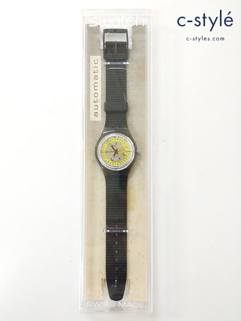 SWATCH スウォッチ 腕時計 ブラック 自動巻 SAM404