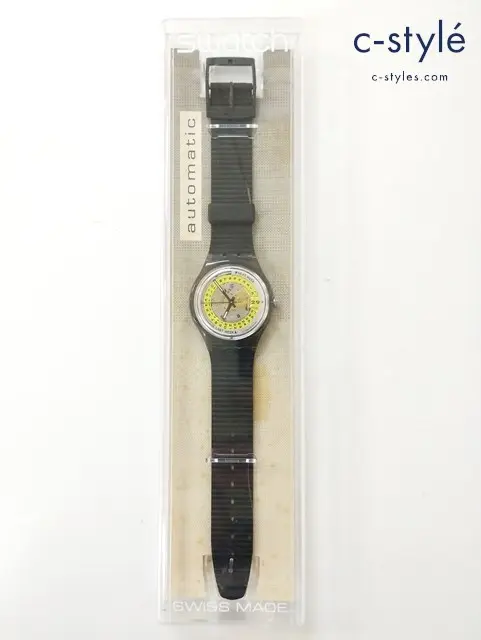 SWATCH スウォッチ 腕時計 ブラック 自動巻 SAM404