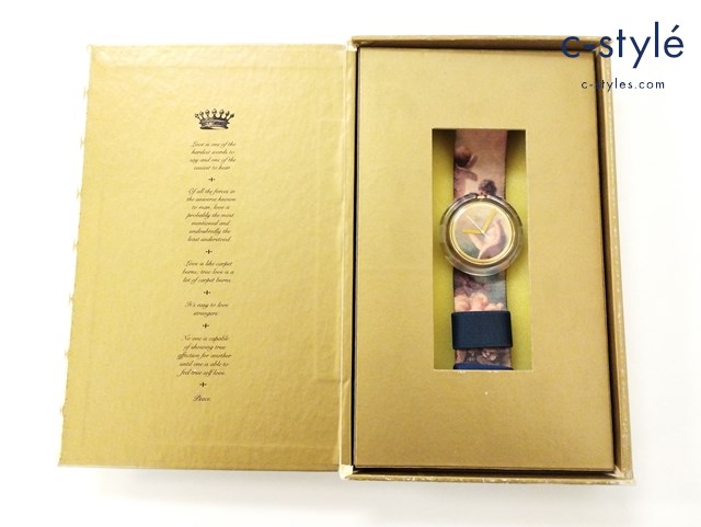 SWATCH スウォッチ 腕時計 ベージュ系 PWK168 クォーツ