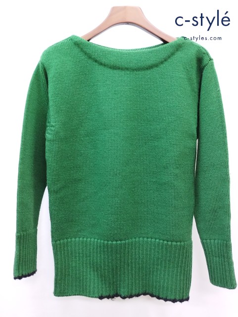 Maison Margiela メゾンマルジェラ ニット セーター XL グリーン Cropped Sweater S50GP0257