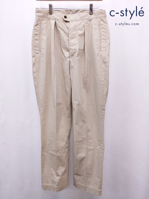 PHIGVEL MAKERS & CO フィグベル パンツ 1 ベージュ WORKADAY STRING TROUSERS PMAN-PT03