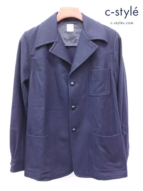 ANATOMICA アナトミカ ローファー三つボタンジャケット 36 ネイビー 530-562-05 W21