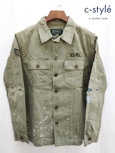 POLO RALPH LAUREN ポロラルフローレン ミリタリージャケット SP カーキ POLO COUNTRY