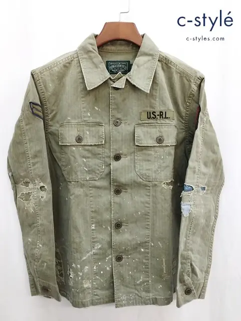 POLO RALPH LAUREN ポロラルフローレン ミリタリージャケット SP カーキ POLO COUNTRY