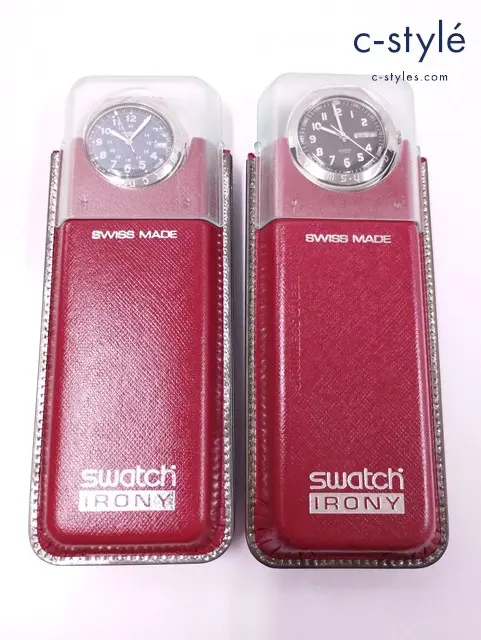 Swatch スウォッチ 腕時計 シルバー×ブラック シルバー クォーツ