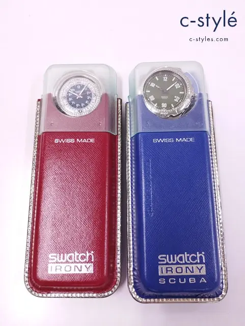 Swatch スウォッチ 腕時計 ブルー系×シルバー シルバー クォーツ