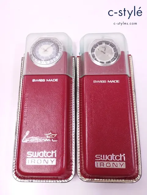 Swatch スウォッチ 腕時計 ブラック×シルバー シルバー クォーツ