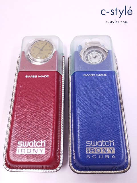 Swatch スウォッチ 腕時計 シルバー ブラウン×シルバー クォーツ