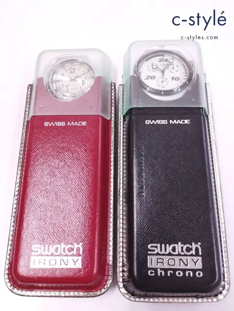 Swatch スウォッチ 腕時計 ブラウン系×シルバー ブラック×シルバー クォーツ