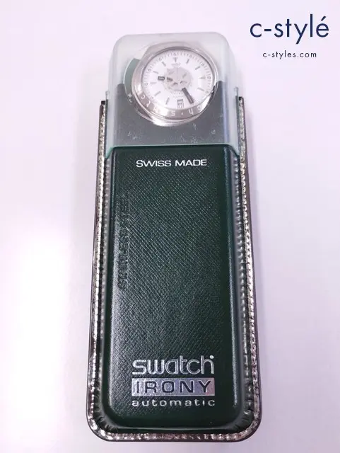 Swatch スウォッチ 腕時計 ブラック×シルバー IRONY YAS401 自動巻き