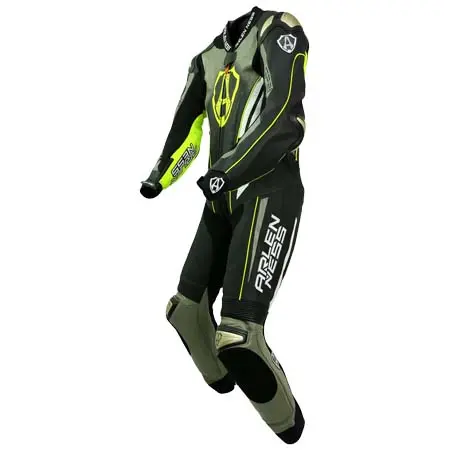 Arlen Ness(アレンネス) LS1-241376-AN BLACK/YELLOW ARLENNESS RACINGSUITS HIGH END MODEL