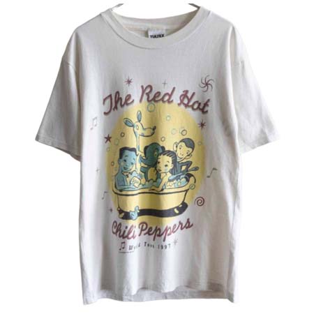 BAND T-SHIRT(バンドTシャツ) 90s Red Hot Chili Peppers ONE HOT MINUTE WORLD TOUR 1997