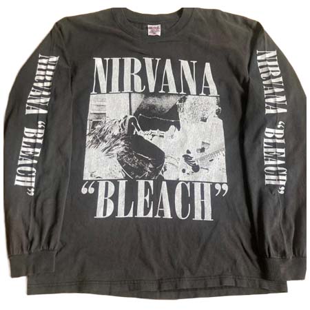 BAND T-SHIRT(バンドTシャツ) 90s NIRVANA BLEACH