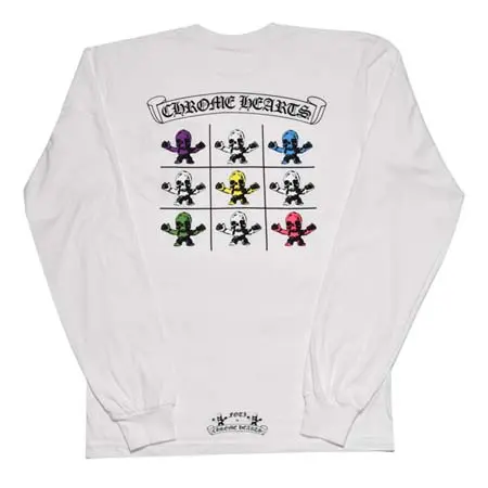 CHROME HEARTS(クロムハーツ) ロングTシャツ Foti ハリスティーター マルチカラー