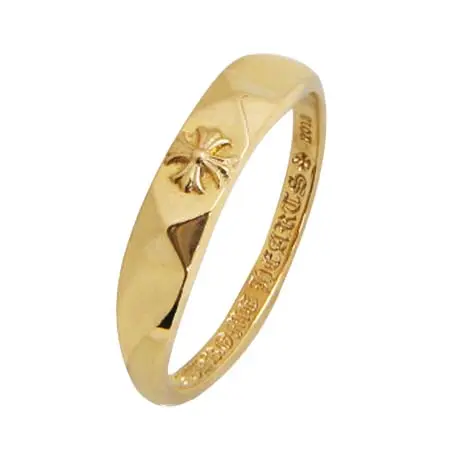 CHROME HEARTS(クロムハーツ) バブルガムリング ピラミッド CHプラス 22K