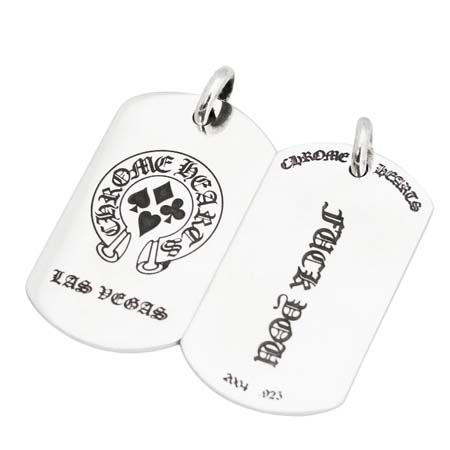 CHROME HEARTS(クロムハーツ) ホースシュースーツFUCK YOU ドッグタグ ラスベガス限定